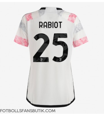 Juventus Adrien Rabiot #25 Replika Bortatröja Damer 2023-24 Kortärmad